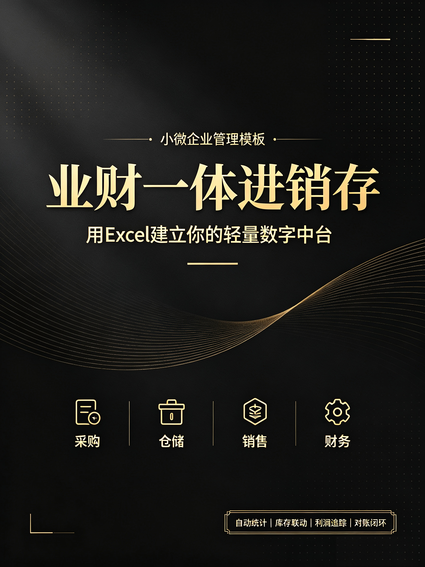 Excel 业财一体进销存
